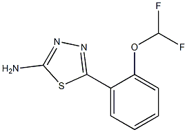 5-[2-(difluoromethoxy)phenyl]-1,3,4-thiadiazol-2-amine