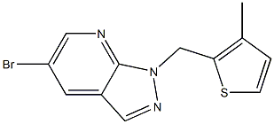 5-bromo-1-[(3-methylthien-2-yl)methyl]-1H-pyrazolo[3,4-b]pyridine