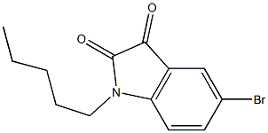 5-bromo-1-pentyl-2,3-dihydro-1H-indole-2,3-dione