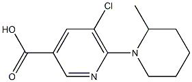 5-chloro-6-(2-methylpiperidin-1-yl)pyridine-3-carboxylic acid