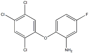 5-fluoro-2-(2,4,5-trichlorophenoxy)aniline Structural