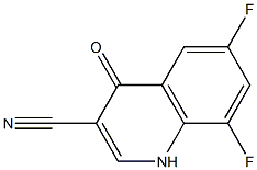 6,8-difluoro-4-oxo-1,4-dihydroquinoline-3-carbonitrile