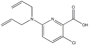 6-[bis(prop-2-en-1-yl)amino]-3-chloropyridine-2-carboxylic acid