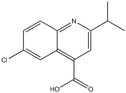 6-chloro-2-(propan-2-yl)quinoline-4-carboxylic acid