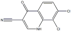 7,8-dichloro-4-oxo-1,4-dihydroquinoline-3-carbonitrile