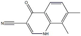 7,8-dimethyl-4-oxo-1,4-dihydroquinoline-3-carbonitrile