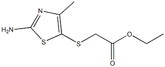 ethyl [(2-amino-4-methyl-1,3-thiazol-5-yl)thio]acetate