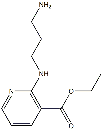 ethyl 2-[(3-aminopropyl)amino]nicotinate Structural