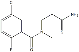 N-(2-carbamothioylethyl)-5-chloro-2-fluoro-N-methylbenzamide