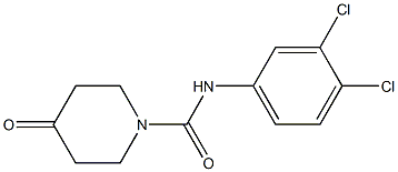 N-(3,4-dichlorophenyl)-4-oxopiperidine-1-carboxamide