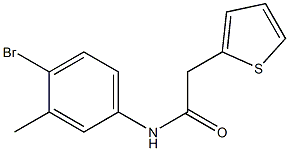 N-(4-bromo-3-methylphenyl)-2-thien-2-ylacetamide