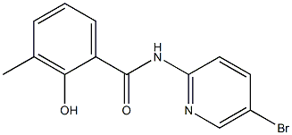 N-(5-bromopyridin-2-yl)-2-hydroxy-3-methylbenzamide