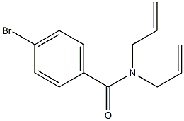 N,N-diallyl-4-bromobenzamide Structural