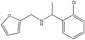 N-[1-(2-chlorophenyl)ethyl]-N-(2-furylmethyl)amine Structural