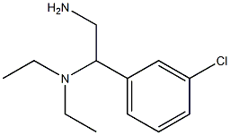 N-[2-amino-1-(3-chlorophenyl)ethyl]-N,N-diethylamine