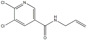 N-allyl-5,6-dichloronicotinamide Structural