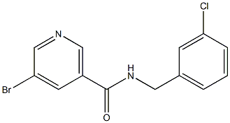 5-Bromo-N-(3-chloro-benzyl)-nicotinamide