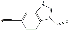 6-CYANOINDOLE-3-CARBOXALDEHYDE Structural