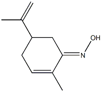 5-Isopropenyl-2-methyl-cyclohex-2-enone oxime Structural