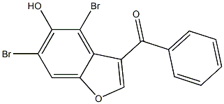 (4,6-dibromo-5-hydroxy-1-benzofuran-3-yl)(phenyl)methanone