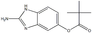 2-amino-1H-benzimidazol-5-yl pivalate Structural