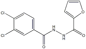 3,4-dichloro-N'-(2-furoyl)benzohydrazide Structural