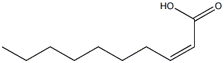 CIS-2-DECENOIC ACID Structural