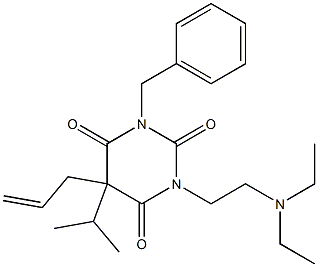 5-Allyl-1-benzyl-3-[2-(diethylamino)ethyl]-5-isopropylbarbituric acid