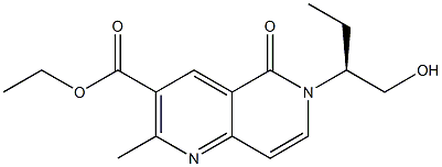 6-[(S)-1-(Hydroxymethyl)propyl]-2-methyl-5-oxo-5,6-dihydro-1,6-naphthyridine-3-carboxylic acid ethyl ester