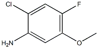 2-Chloro-4-fluoro-5-methoxyaniline Structural