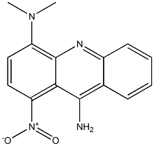 4-(Dimethylamino)-9-amino-1-nitroacridine Structural