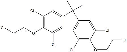 1,1'-[Isopropylidenebis(2,6-dichloro-4,1-phenyleneoxy)]bis(2-chloroethane)