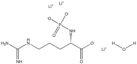 Phospho-L-Arginine (lithium salt hydrate) Structural