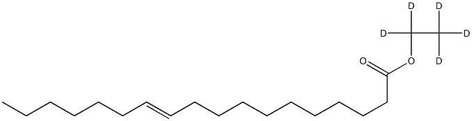 Vaccenic Acid Ethyl-d5 Ester Structural