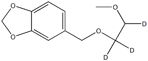Piperonyl Methoxyethyl Ether-d3 Structural