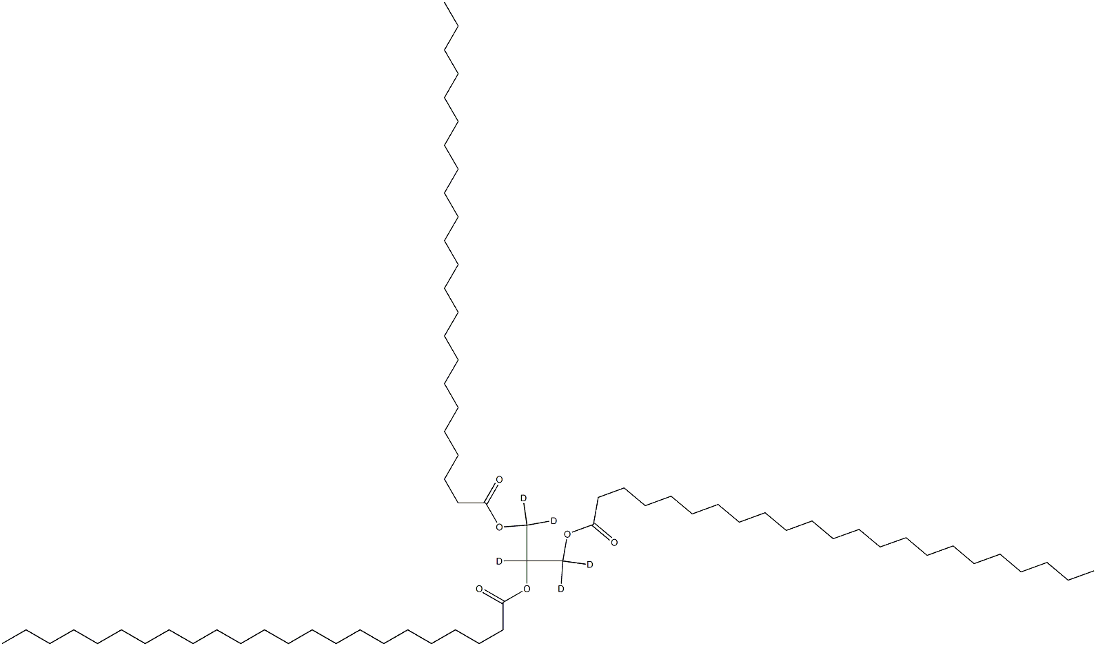 Tricosanoic Acid 1,2,3-Propanetriyl Ester-d5 Structural
