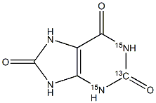 Uric Acid-13C,15N2 Structural