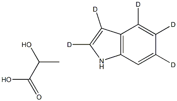 DL-Indole-3-lactic Acid-d5 Structural