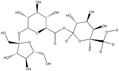 D-(+)-Raffinose-d6 Structural
