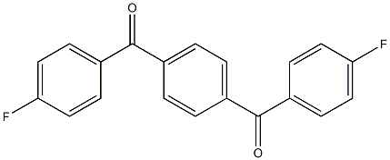 1,4-bis(4-fluorobenzoyl)benzene Structural