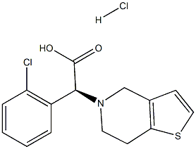 D-Clopidogrel hydrochloride Structural