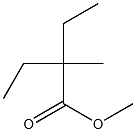 Ethyl dimethyl butyrate Structural