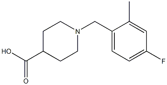 1-(4-fluoro-2-methylbenzyl)piperidine-4-carboxylic acid