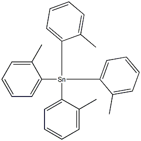 tetra-o-tolyltin Structural