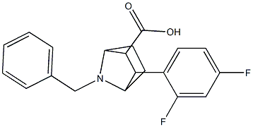 7-Benzyl-3-(2,4-difluorophenyl)-7-aza-bicyclo[2.2.1]heptane-2-carboxylic acid