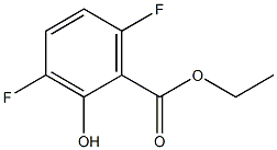 ETHYL 3,6-DIFLUORO-2-HYDROXYBENZOATE Structural