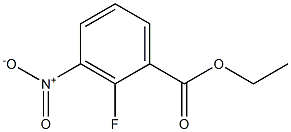 2-FLUORO-3-NITROBENZOIC ACID ETHYL ESTER Structural