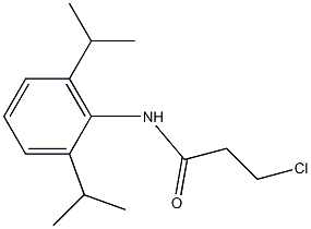 3-CHLORO-N-(2,6-DIISOPROPYLPHENYL)PROPANAMIDE Structural