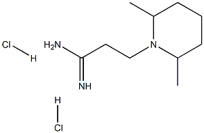 3-(2,6-Dimethyl-piperidin-1-yl)-propionamidine 2HCl Structural