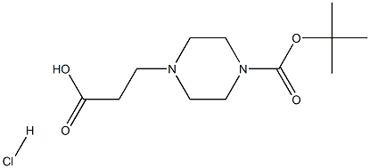 3-(1-TERT-BUTOXYCARBONYLPIPERAZIN-4-YL)PROPIONIC ACID HYDROCHLORIDE